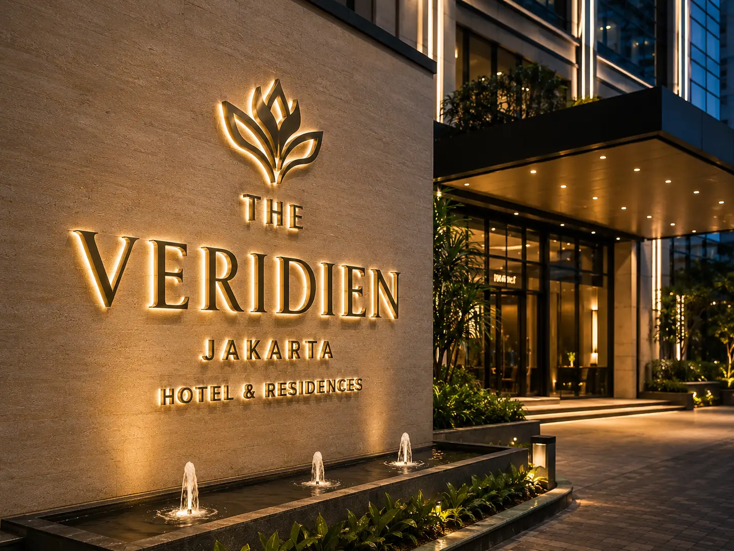 Huruf Timbul Hotel Jakarta