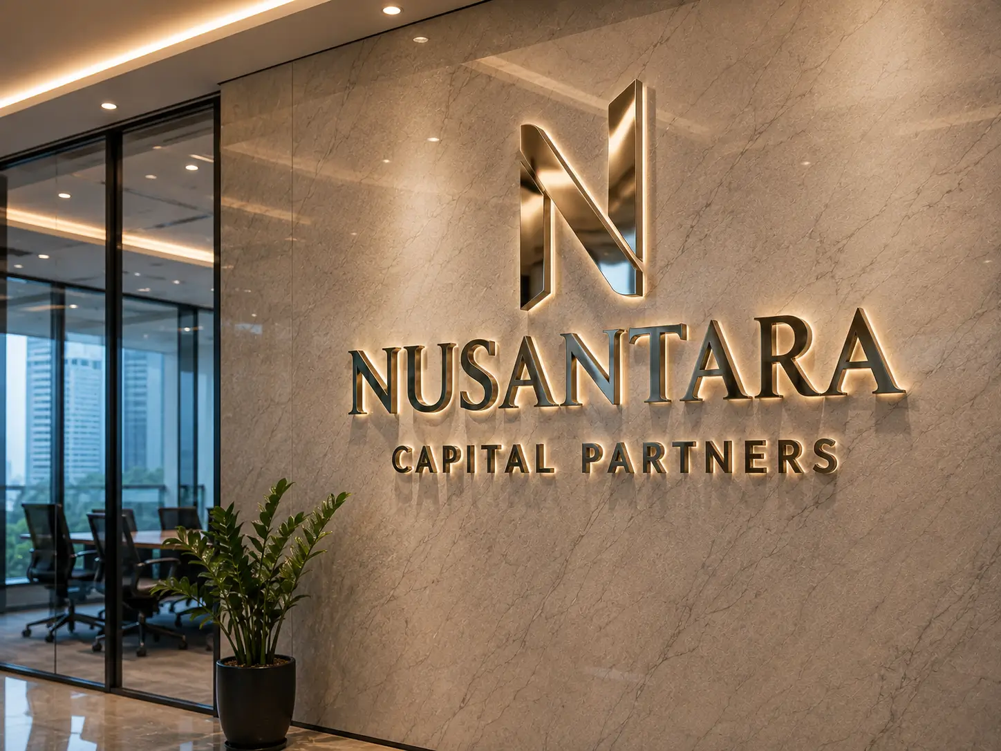 Huruf Timbul Kantor Jakarta
