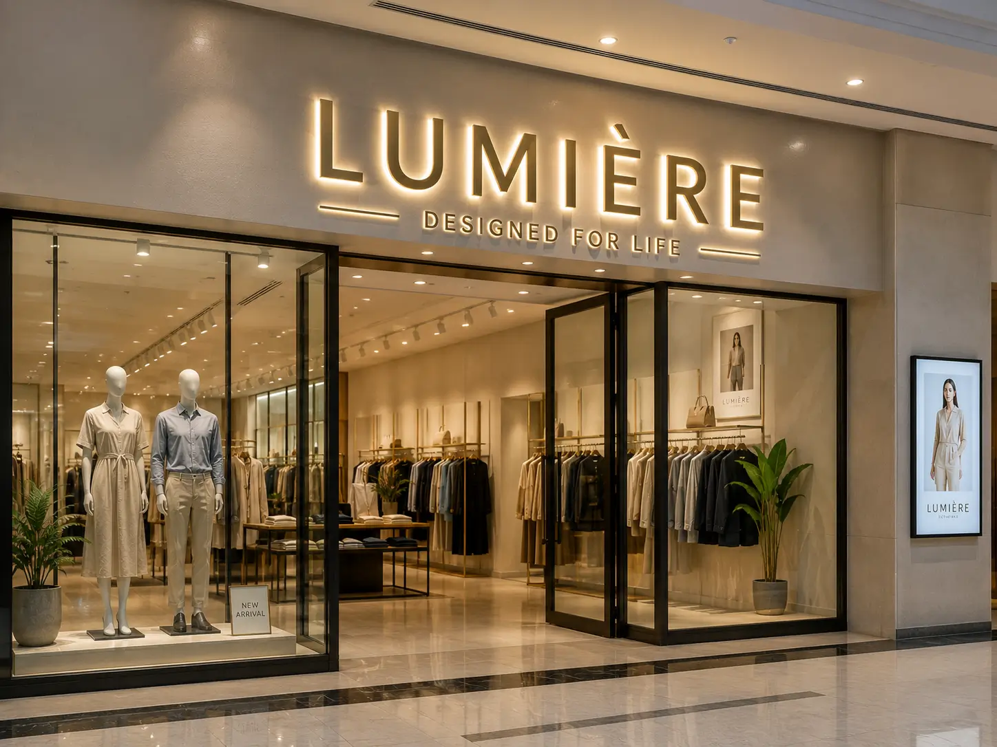 Huruf Timbul Retail Karawaci