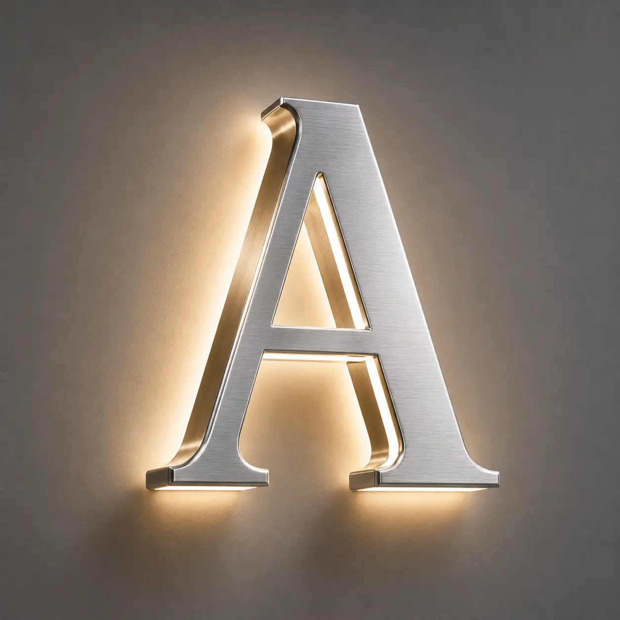 Huruf Timbul Stainless Frontlit LED