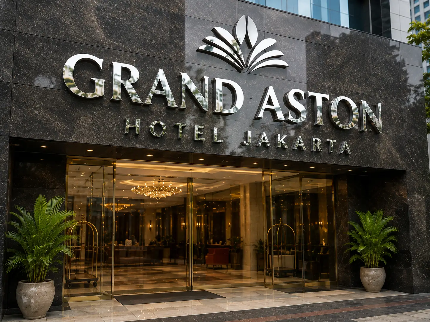 Huruf Timbul Stainless untuk Hotel