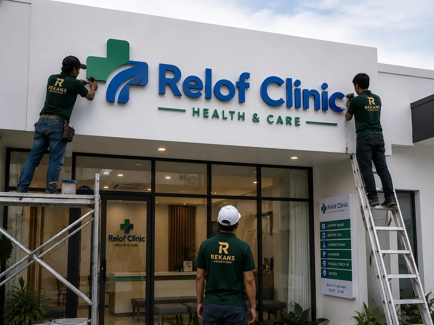 Huruf Timbul untuk Klinik