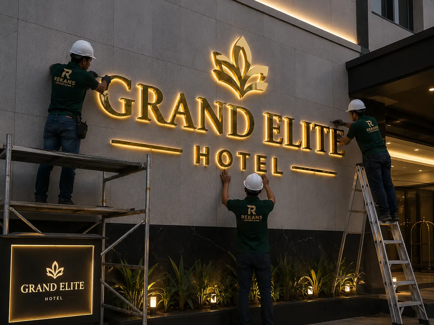 Huruf Timbul Hotel