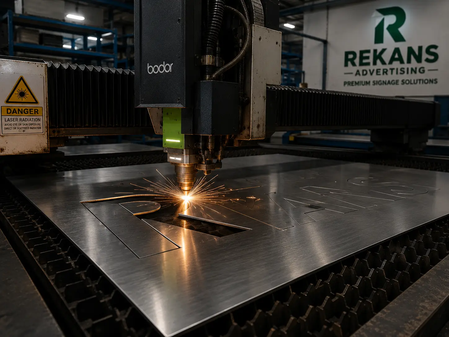 Laser Cutting Huruf Timbul
