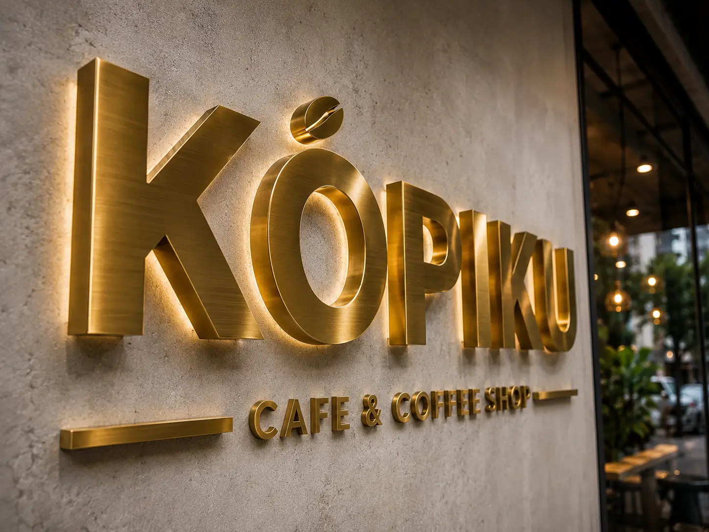 Jasa Huruf Timbul untuk Cafe di Bandung