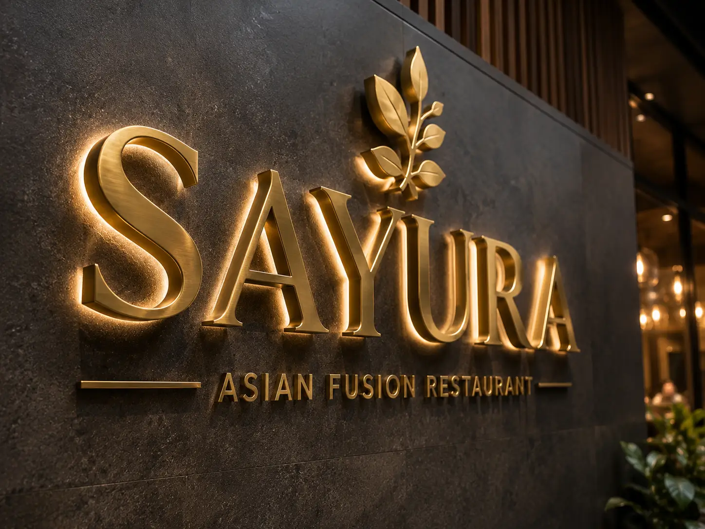 Jasa Huruf Timbul untuk Restoran di Bandung