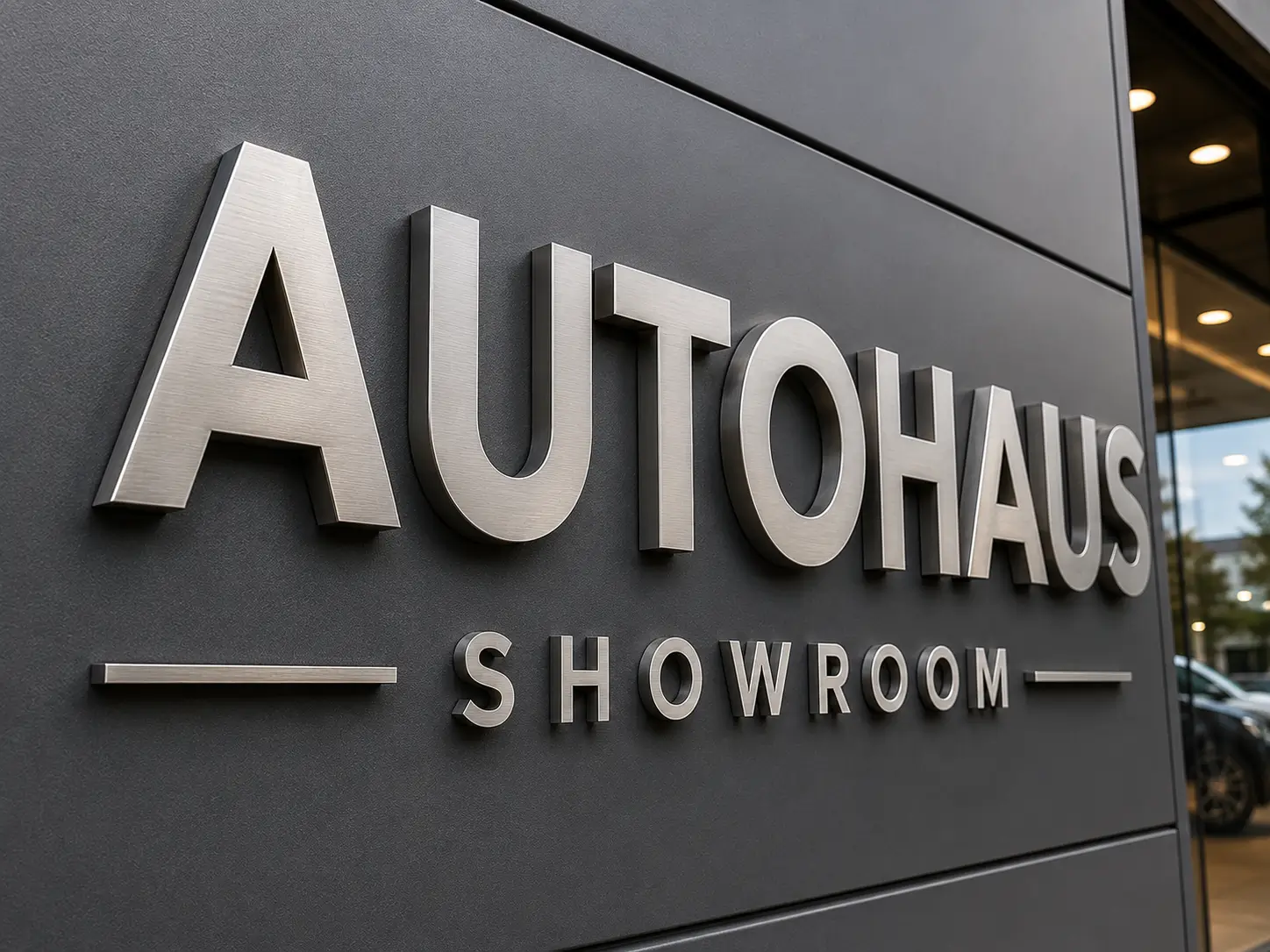 Jasa Huruf Timbul untuk Showroom di Bandung