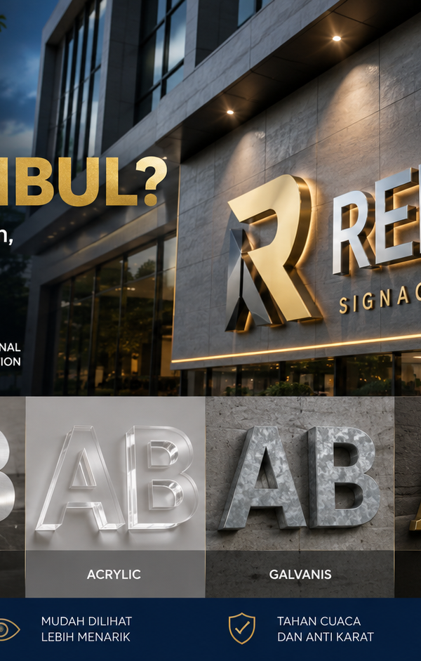 Apa Itu Huruf Timbul Panduan Lengkap Jenis, Material, Harga, Proses Pembuatan