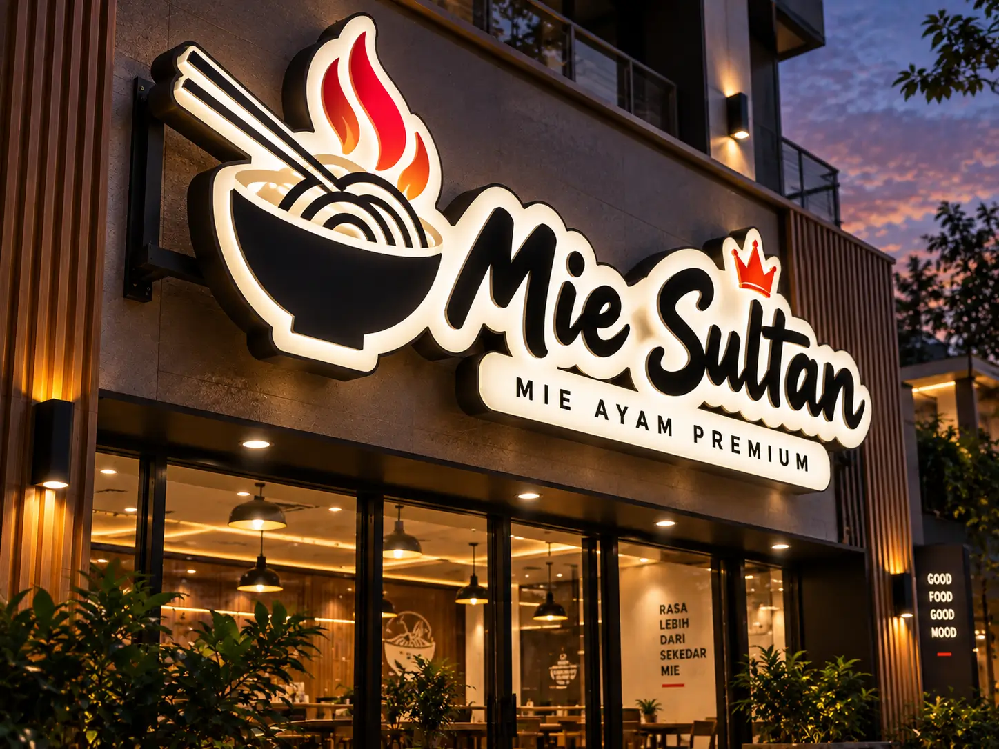 Neon Box dengan Custom LED sesuai kebutuhan signage